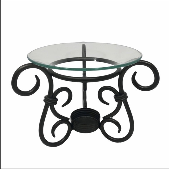 PartyLite Vintage Brass Scroll Aroma Melt